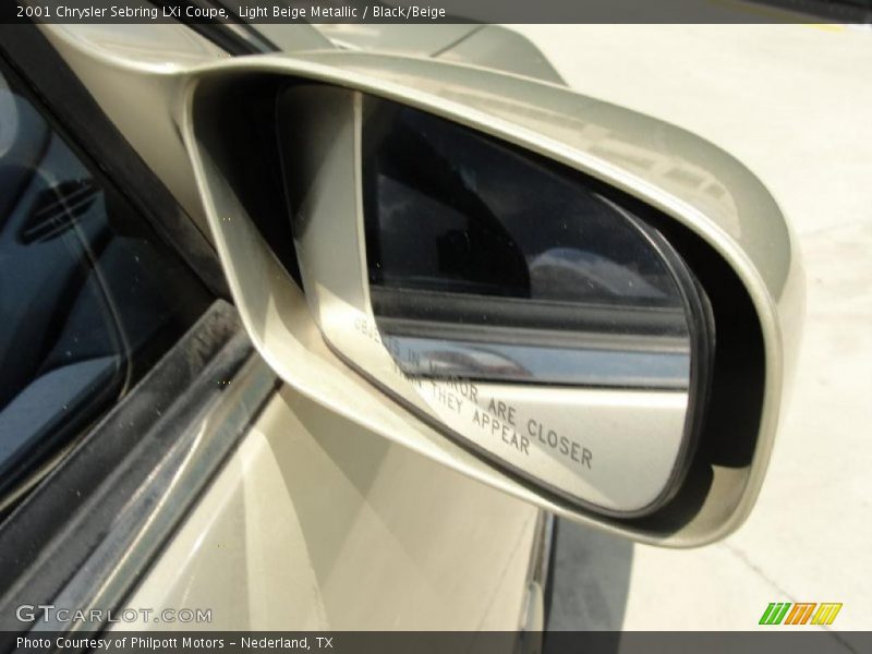 Light Beige Metallic / Black/Beige 2001 Chrysler Sebring LXi Coupe