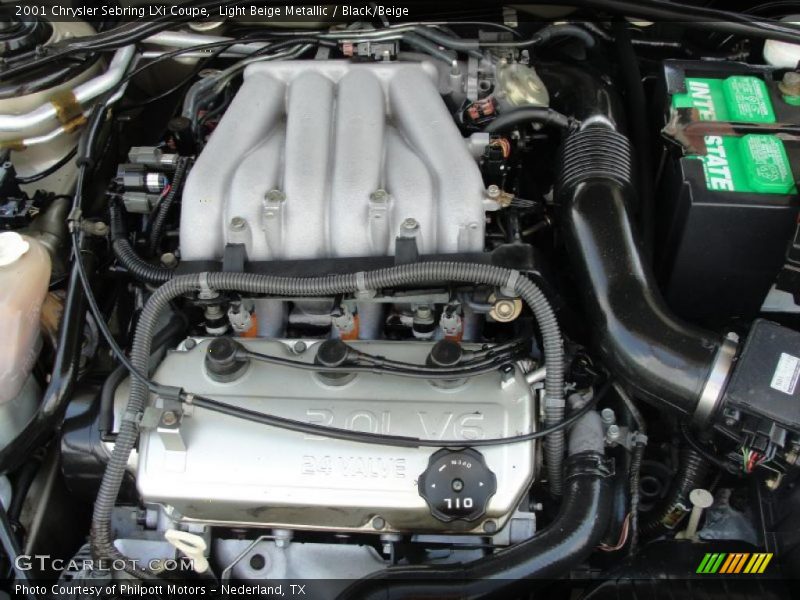 Light Beige Metallic / Black/Beige 2001 Chrysler Sebring LXi Coupe