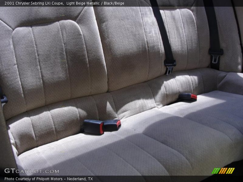 Light Beige Metallic / Black/Beige 2001 Chrysler Sebring LXi Coupe