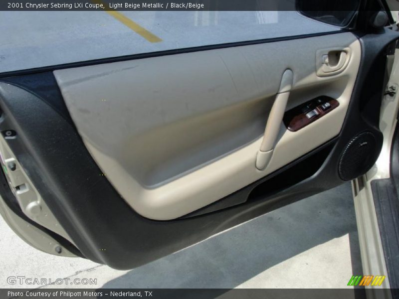 Light Beige Metallic / Black/Beige 2001 Chrysler Sebring LXi Coupe