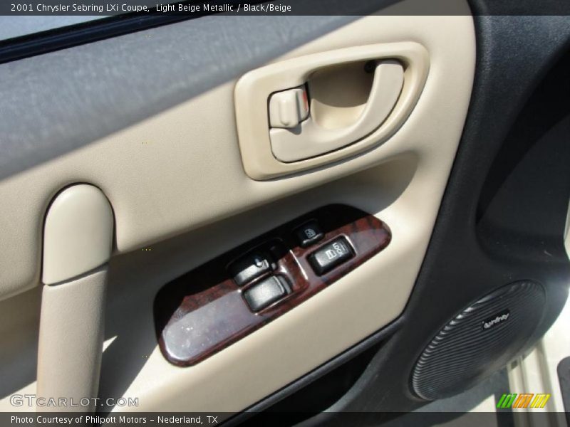 Light Beige Metallic / Black/Beige 2001 Chrysler Sebring LXi Coupe