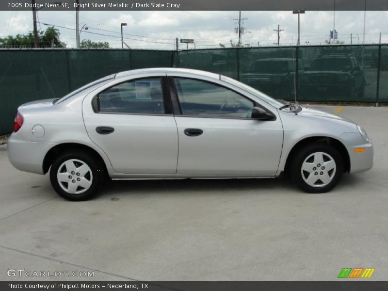 Bright Silver Metallic / Dark Slate Gray 2005 Dodge Neon SE