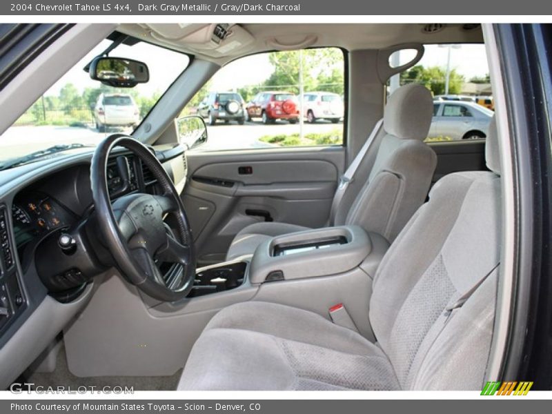 Dark Gray Metallic / Gray/Dark Charcoal 2004 Chevrolet Tahoe LS 4x4