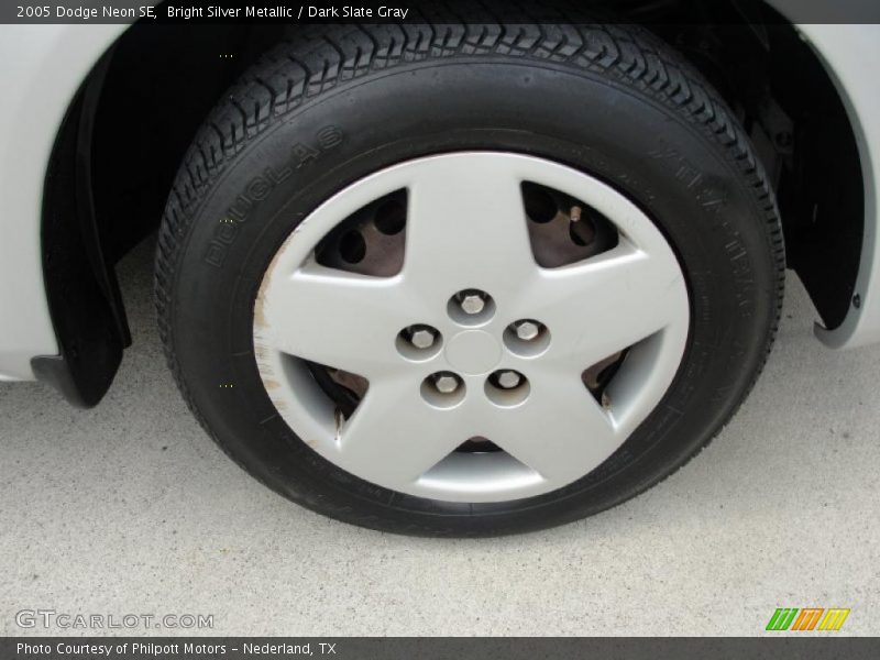 Bright Silver Metallic / Dark Slate Gray 2005 Dodge Neon SE