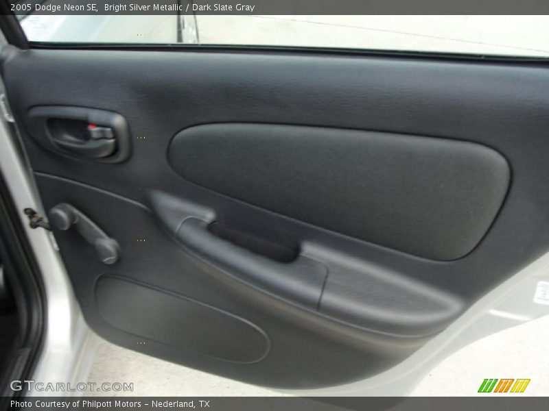Bright Silver Metallic / Dark Slate Gray 2005 Dodge Neon SE