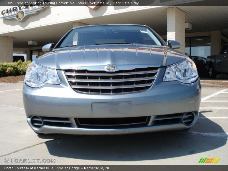 Steel Silver Metallic / Dark Slate Gray 2009 Chrysler Sebring Touring Convertible