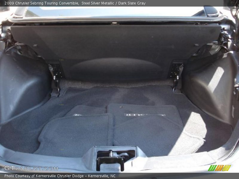 Steel Silver Metallic / Dark Slate Gray 2009 Chrysler Sebring Touring Convertible