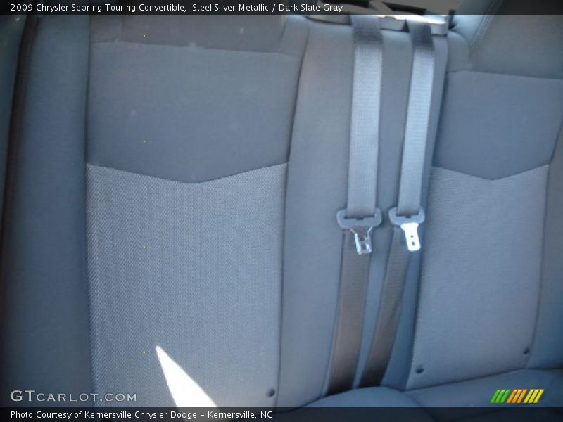 Steel Silver Metallic / Dark Slate Gray 2009 Chrysler Sebring Touring Convertible
