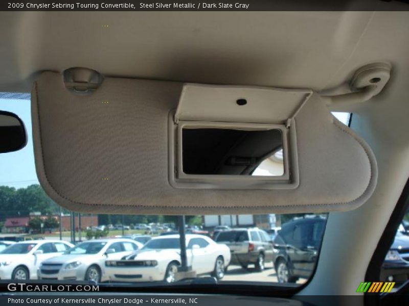 Steel Silver Metallic / Dark Slate Gray 2009 Chrysler Sebring Touring Convertible