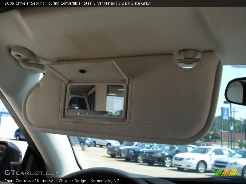 Steel Silver Metallic / Dark Slate Gray 2009 Chrysler Sebring Touring Convertible