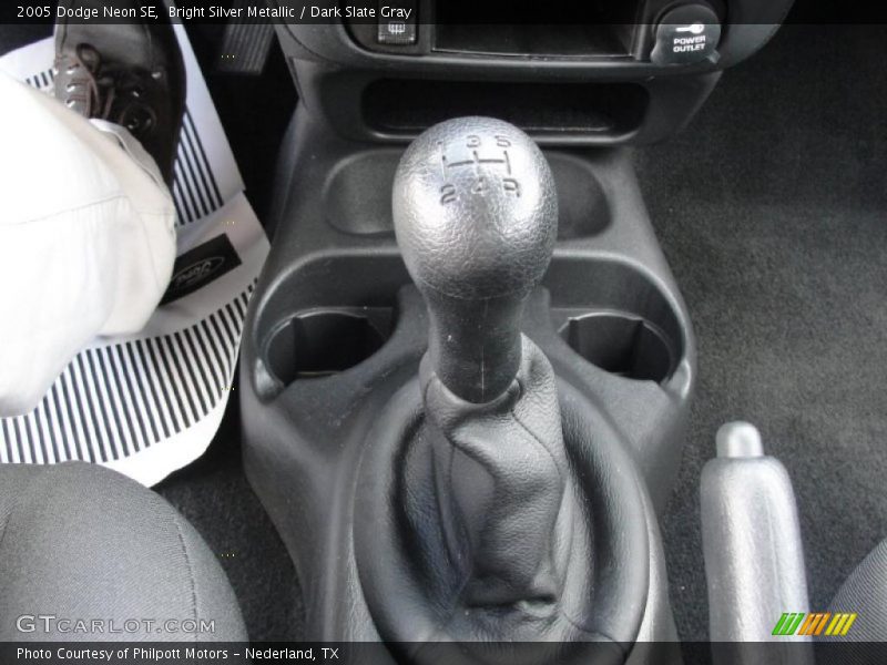 Bright Silver Metallic / Dark Slate Gray 2005 Dodge Neon SE