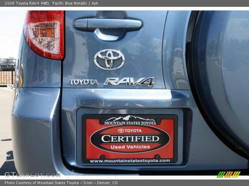 Pacific Blue Metallic / Ash 2006 Toyota RAV4 4WD