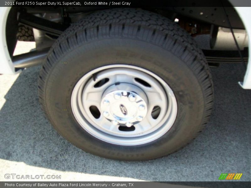 Oxford White / Steel Gray 2011 Ford F250 Super Duty XL SuperCab