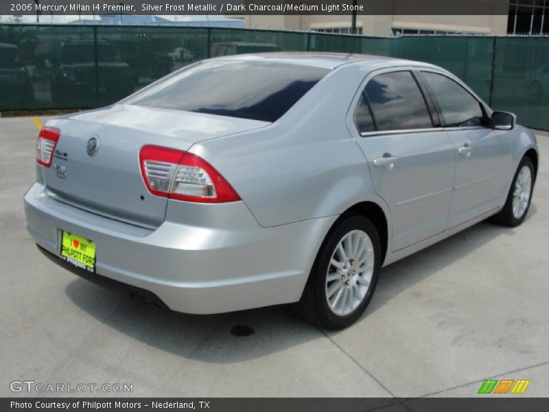 Silver Frost Metallic / Dark Charcoal/Medium Light Stone 2006 Mercury Milan I4 Premier