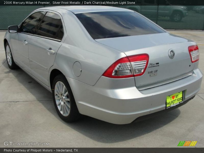 Silver Frost Metallic / Dark Charcoal/Medium Light Stone 2006 Mercury Milan I4 Premier