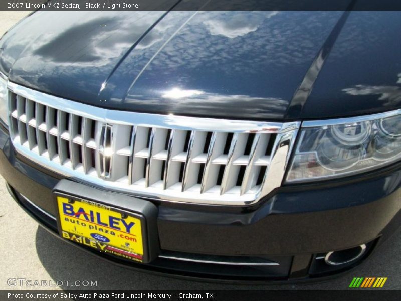 Black / Light Stone 2007 Lincoln MKZ Sedan