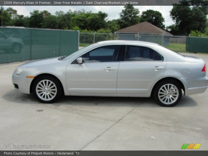 Silver Frost Metallic / Dark Charcoal/Medium Light Stone 2006 Mercury Milan I4 Premier