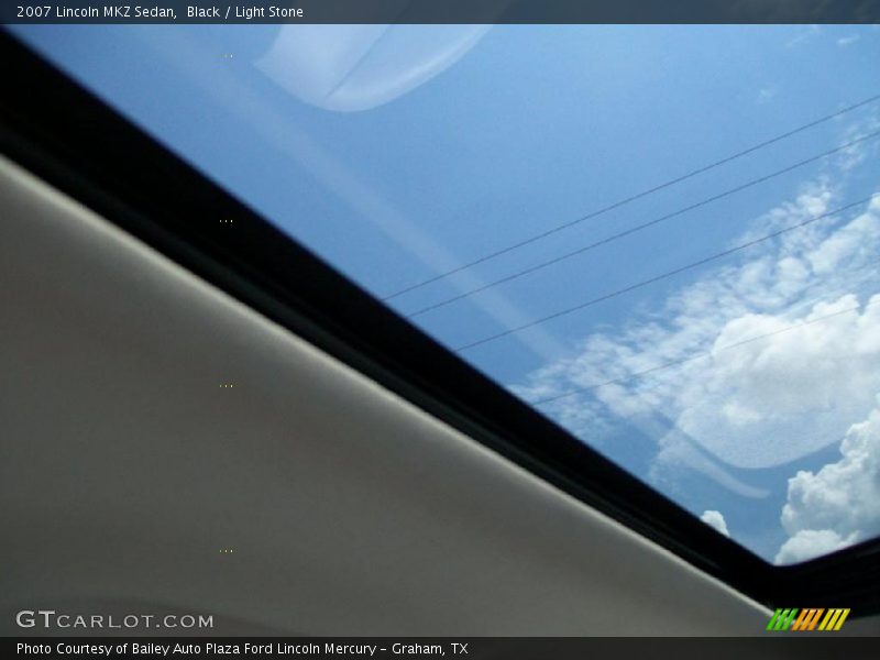 Black / Light Stone 2007 Lincoln MKZ Sedan