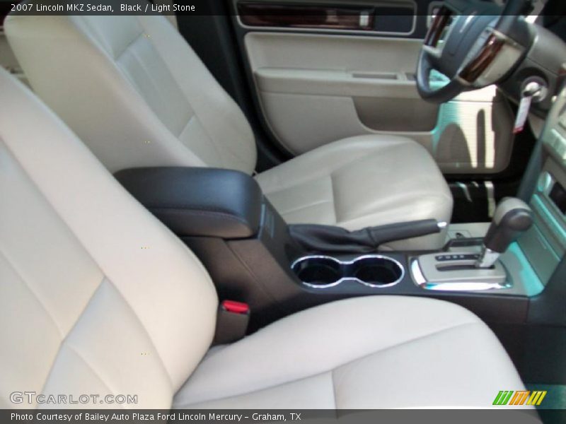 Black / Light Stone 2007 Lincoln MKZ Sedan