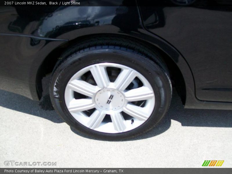 Black / Light Stone 2007 Lincoln MKZ Sedan