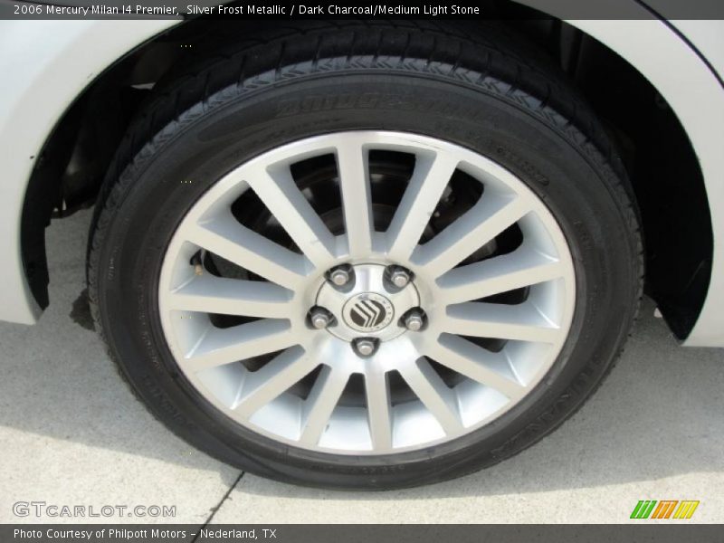 Silver Frost Metallic / Dark Charcoal/Medium Light Stone 2006 Mercury Milan I4 Premier