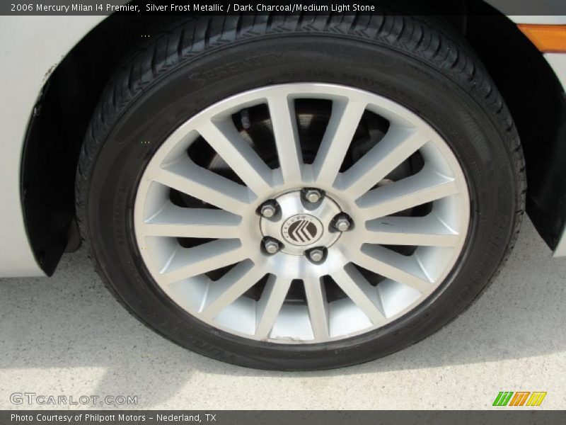Silver Frost Metallic / Dark Charcoal/Medium Light Stone 2006 Mercury Milan I4 Premier