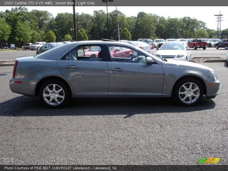 Sunset Blue / Light Gray 2007 Cadillac STS 4 V6 AWD