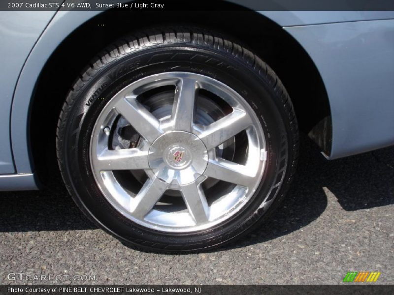 Sunset Blue / Light Gray 2007 Cadillac STS 4 V6 AWD