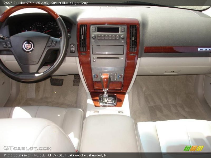 Sunset Blue / Light Gray 2007 Cadillac STS 4 V6 AWD