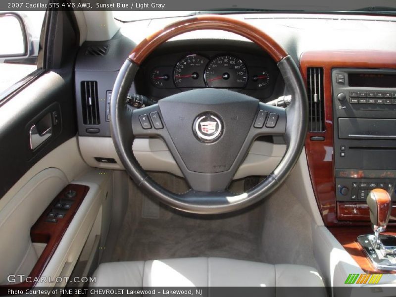 Sunset Blue / Light Gray 2007 Cadillac STS 4 V6 AWD