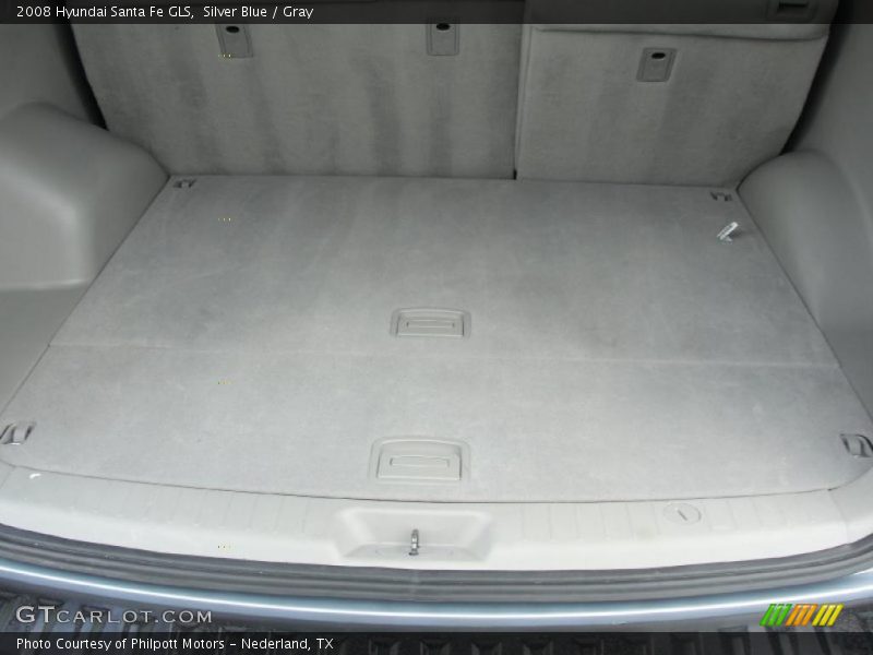 Silver Blue / Gray 2008 Hyundai Santa Fe GLS