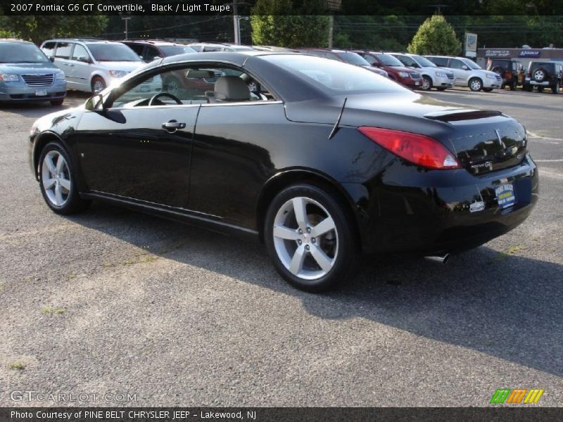 Black / Light Taupe 2007 Pontiac G6 GT Convertible