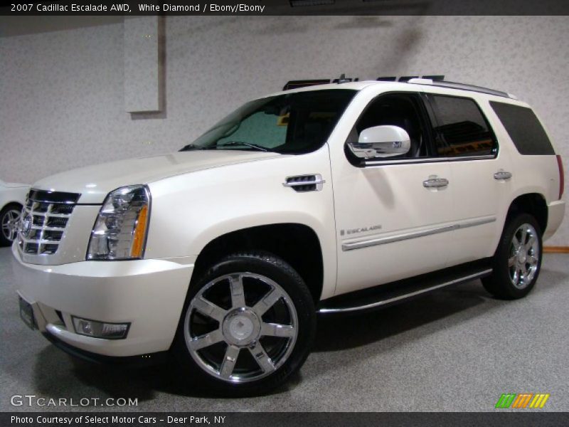 White Diamond / Ebony/Ebony 2007 Cadillac Escalade AWD