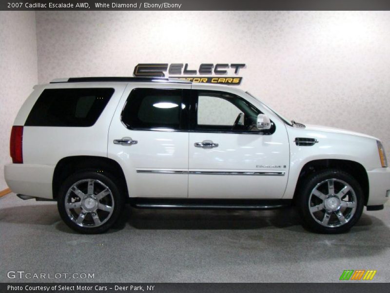 White Diamond / Ebony/Ebony 2007 Cadillac Escalade AWD