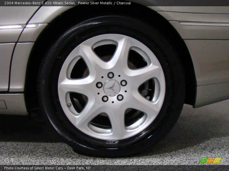 Pewter Silver Metallic / Charcoal 2004 Mercedes-Benz S 430 4Matic Sedan