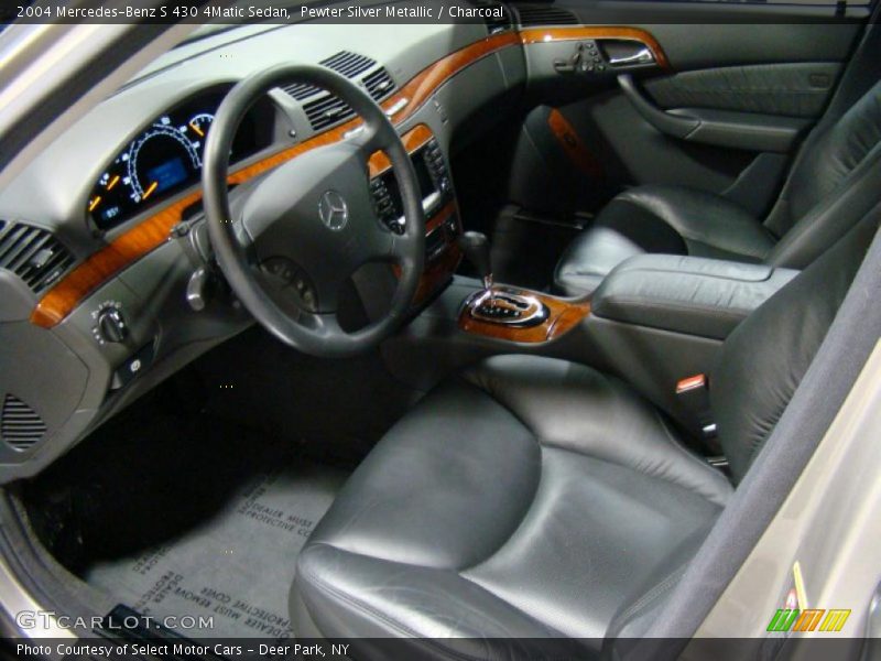 Pewter Silver Metallic / Charcoal 2004 Mercedes-Benz S 430 4Matic Sedan