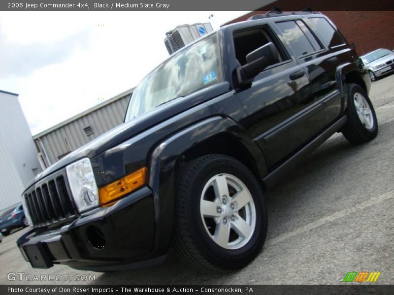 Black / Medium Slate Gray 2006 Jeep Commander 4x4