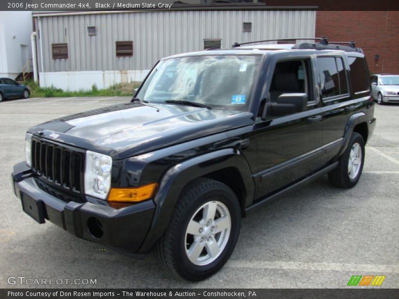 Black / Medium Slate Gray 2006 Jeep Commander 4x4