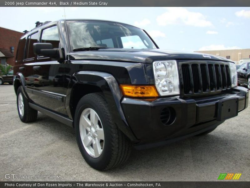 Black / Medium Slate Gray 2006 Jeep Commander 4x4