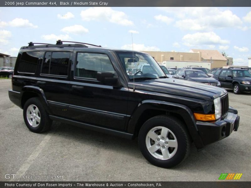 Black / Medium Slate Gray 2006 Jeep Commander 4x4