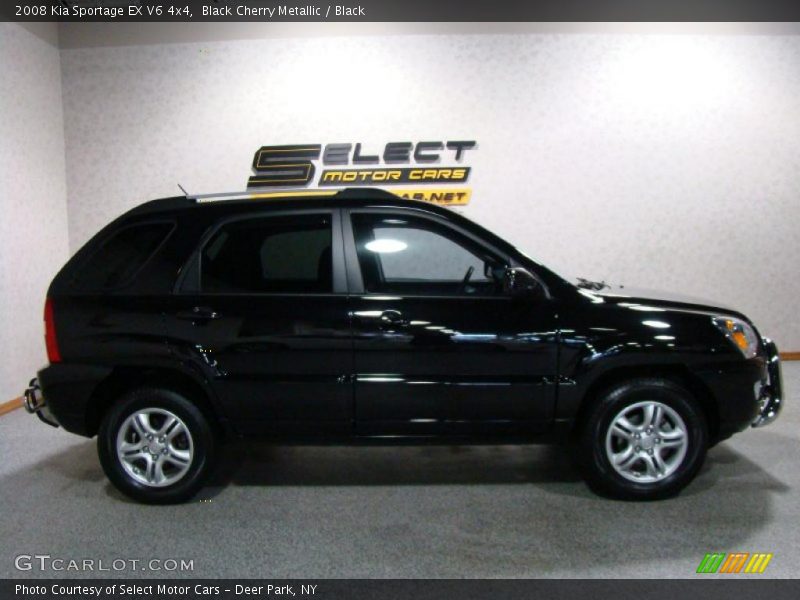 Black Cherry Metallic / Black 2008 Kia Sportage EX V6 4x4