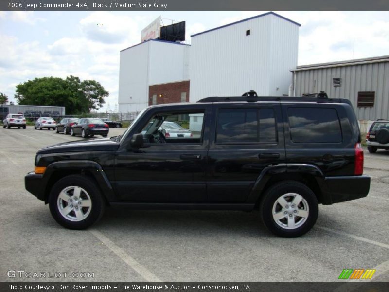 Black / Medium Slate Gray 2006 Jeep Commander 4x4