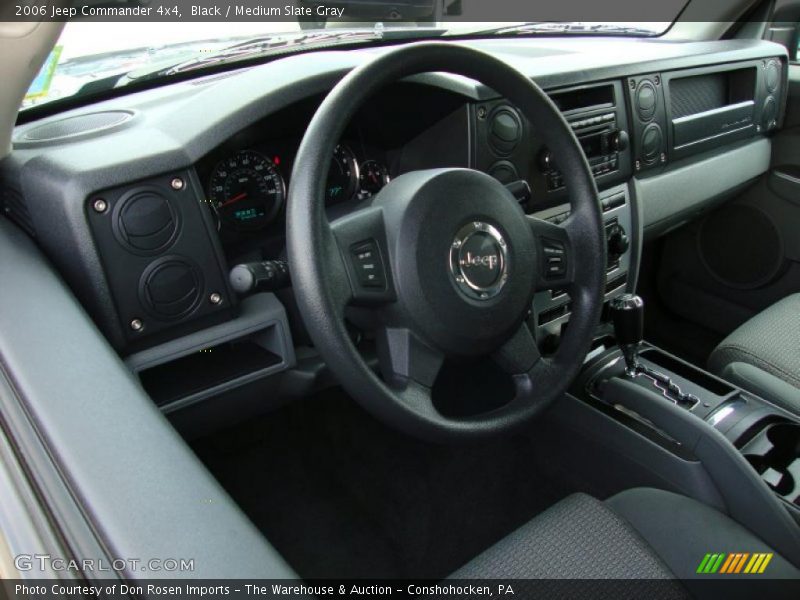 Black / Medium Slate Gray 2006 Jeep Commander 4x4