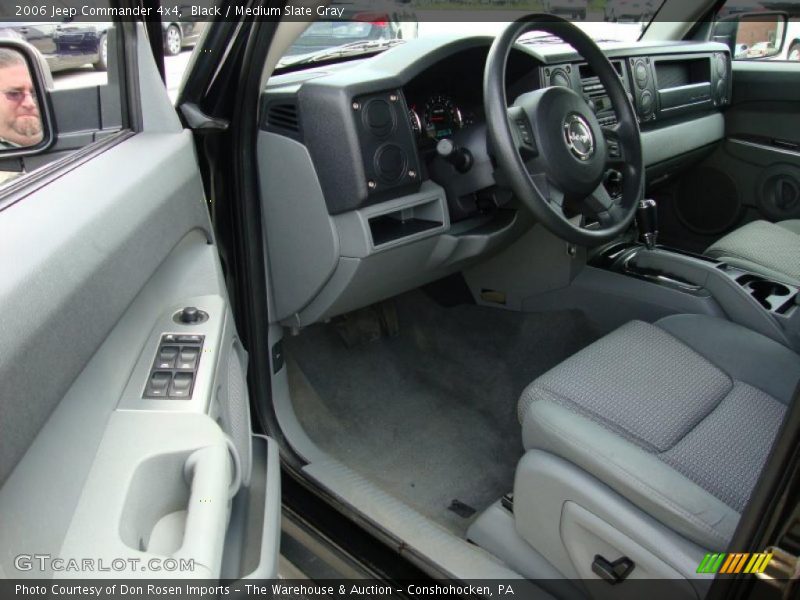 Black / Medium Slate Gray 2006 Jeep Commander 4x4