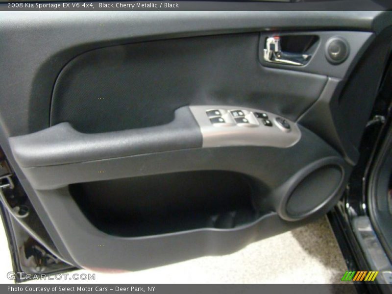 Black Cherry Metallic / Black 2008 Kia Sportage EX V6 4x4