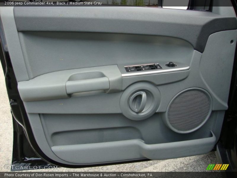 Black / Medium Slate Gray 2006 Jeep Commander 4x4