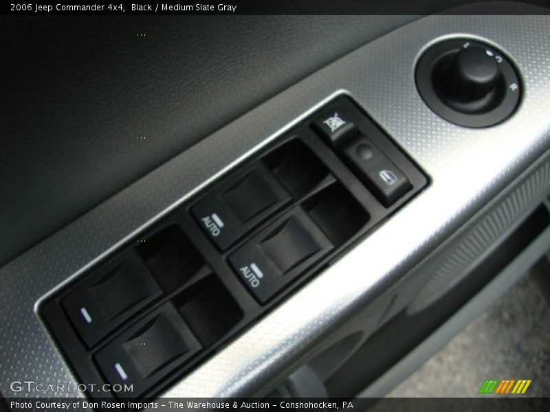 Black / Medium Slate Gray 2006 Jeep Commander 4x4