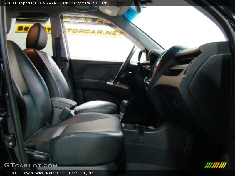 Black Cherry Metallic / Black 2008 Kia Sportage EX V6 4x4