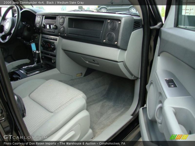 Black / Medium Slate Gray 2006 Jeep Commander 4x4
