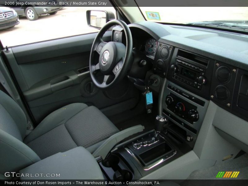 Black / Medium Slate Gray 2006 Jeep Commander 4x4